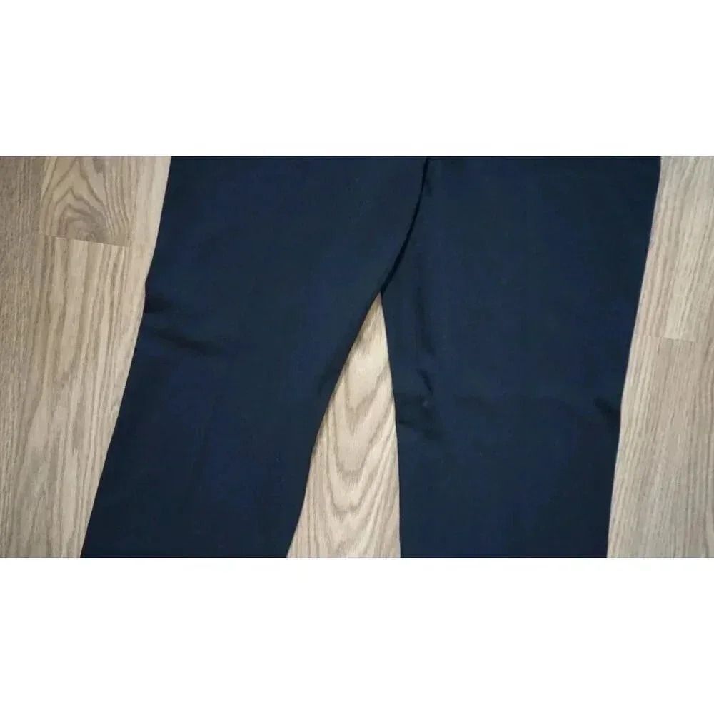 Talbots Curvy Women's Blue Straight Trouser Pants, Size 6 - Picture 3 of 14